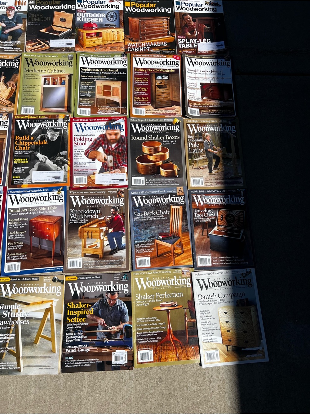 Lot of 60 Popular Woodworking Wood Shop DIY Magazines - Picture 12 of 14